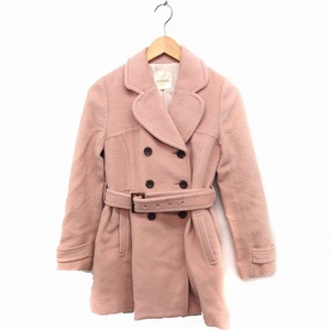  Rosebullet rosebullet Chesterfield coat outer midi height double nappy 2 pink /FT13 lady's 