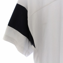 アレキサンダーワン ALEXANDER WANG Tシャツ カットソー ロンT 半袖 Vネック ロゴ ライン S 白 ホワイト 黒 ブラック /BM メンズ_画像5