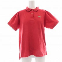 ラコステ LACOSTE IZOD ポロシャツ 80s 90s 半袖 コットン M 赤 レッド /IR3 ■GY06 メンズ_画像1