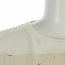ポールスミス PAUL SMITH Tシャツ カットソー クルーネック コットン プリント 半袖 M 白 ホワイト /YI22 レディース_画像6