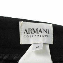 アルマーニ コレツィオーニ ARMANI COLLEZIONI バルーンスカート フレアスカート ひざ丈 42 M 黒 ブラック /YI25 レディース_画像4