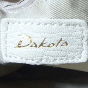 Dakota ダコタ レザー ホワイト 白 ハンドバッグ レディースの画像5