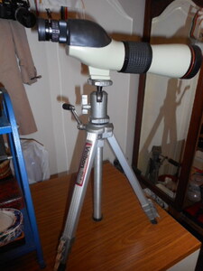 M101-10 Phil do scope tripod attaching Nikon-ED Velbom made used representative exhibition. before the bidding question column .mese please.