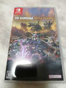 中古switch：SDガンダムバトルアライアンス　表紙に傷みあり