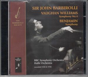 [CD/Barbirolli Society]A.ベンジャミン(1893-1960):交響曲(1945)他/J.バルビローリ&ハレ管弦楽団 1948.6.30他