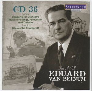 [CD/Scribendum]バルトーク:管弦楽のための協奏曲他/E.v.ベイヌム&アムステルダム・コンセルトヘボウ管弦楽団 1948.9他
