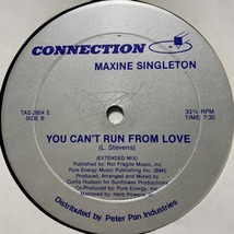 ◆ Maxine Singleton - You can't run from love ◆12inch US盤　_画像2