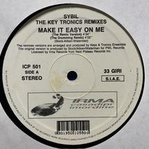 ◆Sybil - Make It Easy On Me (The Morning Remix)◆12inch イタリア盤 DISCOヒット!!_画像2