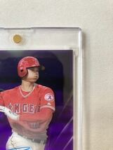 【10枚限定】大谷翔平 ルーキー直筆サインカード /2018 TOPPS Clearly Authentic purple/Shohei Ohtani Rookie Autograph card WBC日本代表_画像3