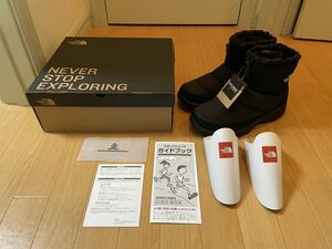 27cm THE NORTH FACE Nuptse Bootie WP Logo Short K ノースフェイス ブーツ ヌプシブーティ ウォータープルーフ ショート 黒 NF52280