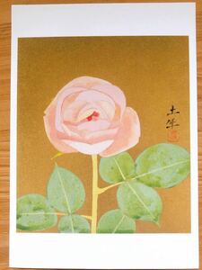 山種美術館 蔵 奥村土牛《薔薇》1970（昭和45)年 ポストカード