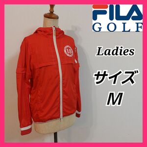 【FILA GOLF】インナー付2WAYナイロンブルゾン/ゴルフ/レディースＭ　フィラゴルフ