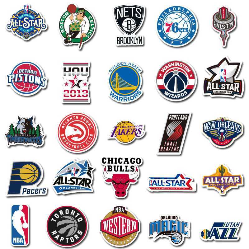 バスケット NBAチーム ステッカー 50枚|PayPayフリマ