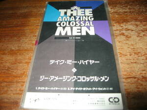 ＜アイリッシュロック＞THEE AMAZING COLOSSAL MEN/take me higher短冊形８cmCDシングル