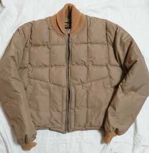 米国製 OVERLAND OUTERWEAR グースダウン　M　オーバーランド　ダウンジャケット　アメリカ製　MADE IN USA　GOOSE DAWN　ビンテージ