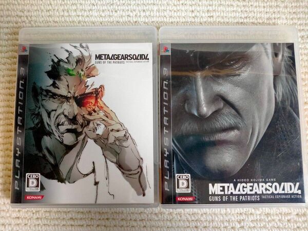 METALGEARSOLID4 GUNS OF THE PATRIOTS パッケージ違いセット PS3