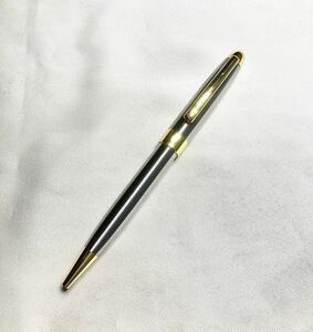 未使用品　メタルツイストボールペン　シルバーandゴールド　ビジネス　高級筆記具　(409)