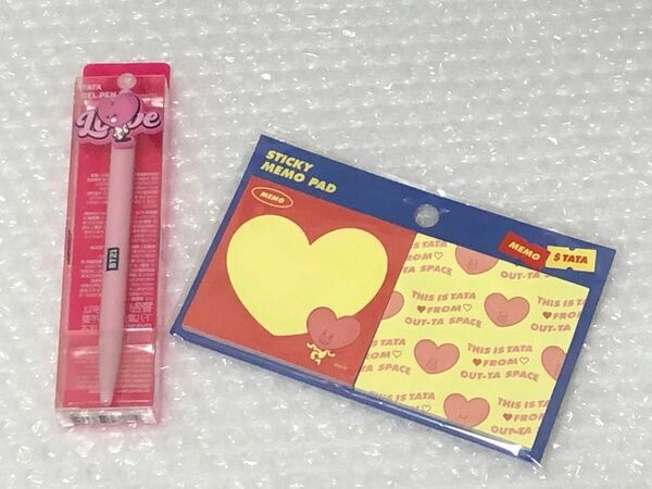 BTS BT21 TATA 付箋 ボールペン セット 文房具 完売品 クーポン