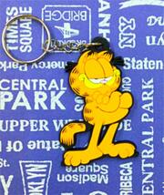 ラバーキーリング／ ガーフィールド Garfield キーホルダー アメリカン雑貨 アクセサリー小物 カギ かわいい アニメ ネコ キャラクター　_画像1