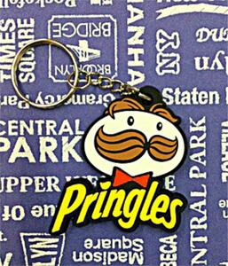 Pringles プリングルス ラバーキーリング キーホルダー アメリカン雑貨 アメキャラ 車 バイク ファッション小物