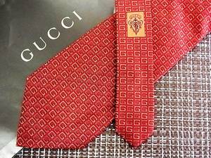 ☆状態並N☆6152■グッチ【GUCCI】 総ＧＧロゴ柄 ネクタイ