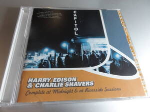 HARRY EDISON & CHARLIE SHAVERS ハリーエディソン COMPLETE AT MIDNIGHT & AT RIUERSIDE SESSIONS