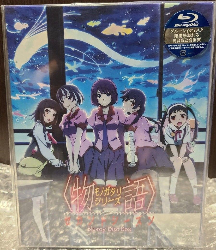 安いファッション 物語シリーズ(ブロマイド、収納BOX付) Blu-ray 本