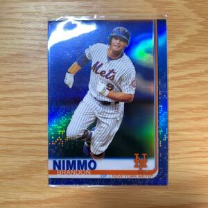 2019 Topps Chrome Brandon Nimmo blue refractor 150枚限定