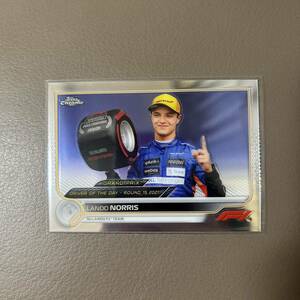 2022 Topps Chrome Formula 1 F1 Lando Norris Russia