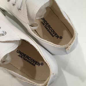 UNDERCOVER アンダーカバー UC2B9F05 2022A/W LOGO CANVAS SNEAKER ロゴ キャンバス スニーカー ホワイト サイズL 27〜27.5cm 585363の画像9