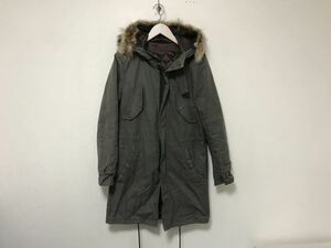  подлинный товар Mr. оливковый MROLIVE хлопок нейлон милитари Mod's Coat Zip жакет мужской American Casual Surf бизнес Work хаки мех S