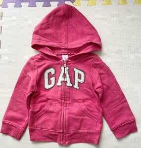 GAP フリースパーカー 85 90 あったか BABY 2歳 babyGap