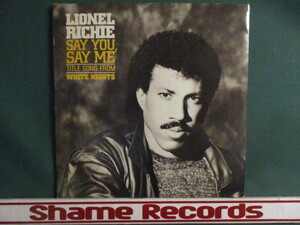 ★ Lionel Richie ： Say You Say Me 12'' ☆ c/w Can't Slow Down (( 落札5点で送料無料