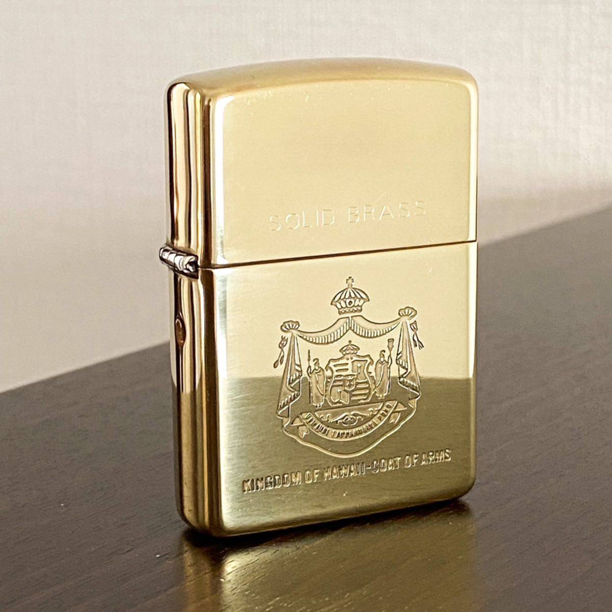 ZIPPO 真鍮 solid brass HAWAII ハワイ クロコダイル-