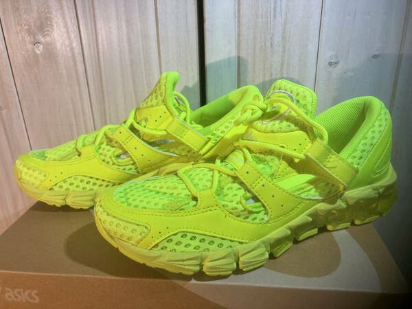 送料込 新品 未使用 asics アシックス 24cm GEL-TARTHER 180 1022A171-750 サンダル イエロー YELLOW 送料無料