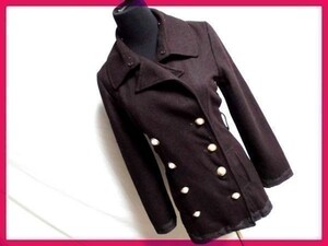  including postage beautiful goods * Tralala (TRALALA* fine quality cloth! wool coat *M/. tea 