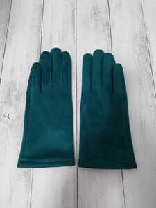 Новые женские перчатки зеленые назад назад зазаносят теплый эластичный смартфон смартфон твердый зеленый