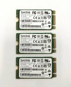 K4120837 SanDisk SATA M.2 16GB SSD 3点【中古動作品】