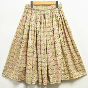 00年代 日本製 ジュンヤワタナベ マン コム・デ・ギャルソン コットン ミモレ丈 ギャザースカート フリーサイズ (38970の画像1