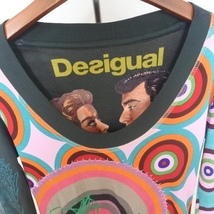 #anc デシグアル Desigual カットソー S マルチ パッチワーク レディース [784607]_画像3