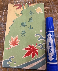 昔の金華山 戦前絵葉書 古写真★綴じ帳/10枚★宮城 金華山★黄金山神社入口 社假宮 大海祇神社 鶴ヶ丘公園 燈台 他★明治末期〜大正前期