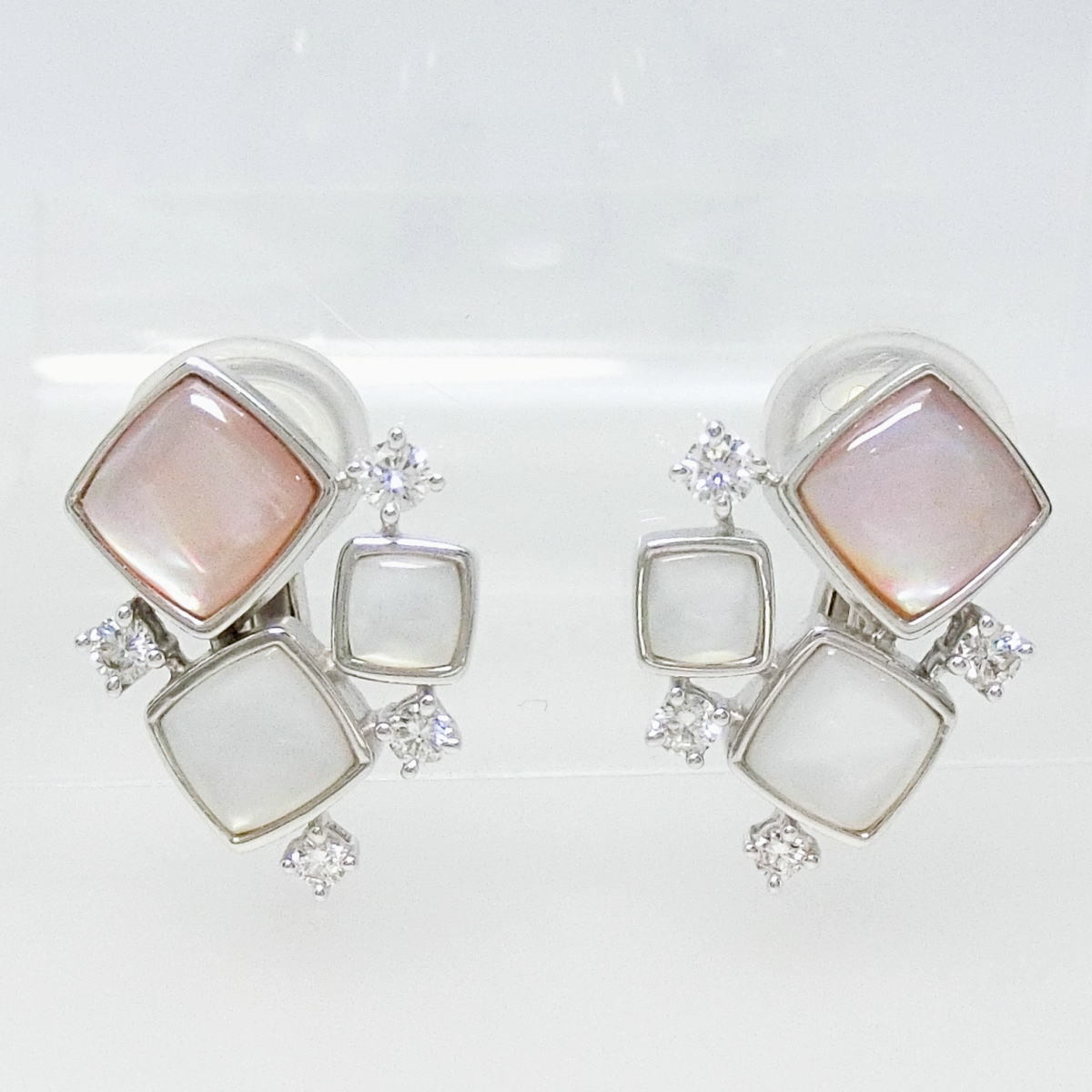 ECサイト TASAKI K18WG アコヤパールダイヤモンドピアス - aguapreta