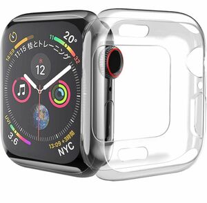 HOCO コンパチブル Apple Watch カバー 44mm クリア TPU 保護ケース