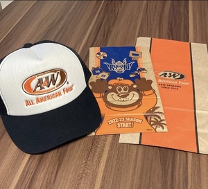 A&W　エーアンドダブリュー　カリフォルニア　キャップ　帽子　アメ車　JDM　世田谷ベース　ベースボールキャップ　サーファー スケーター