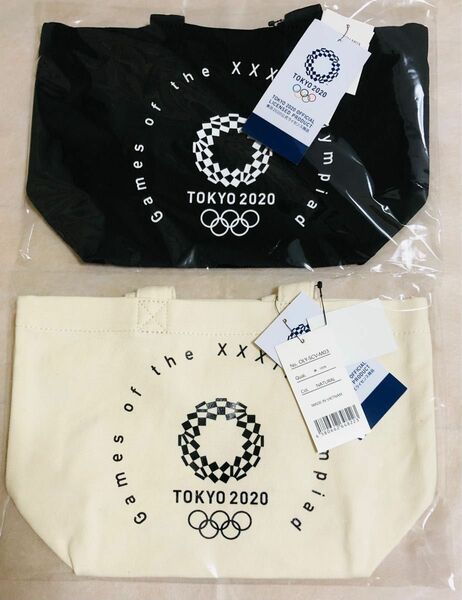 東京オリンピック公式 ミニトートバッグ　2色セット　ランチトート　新品未使用