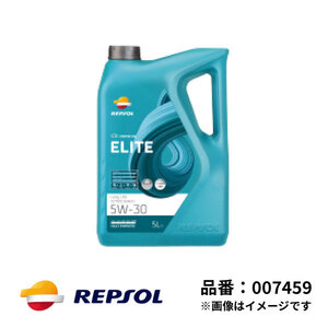 レプソル 4輪用 モーターオイル ELITE ロングライフ 5W-30 全合成油 5L C3 SN ベンツ BMW VW REPSOL エリート エンジンオイル 007459