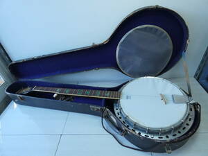 * used banjo REMO WEATHER KING BANJO USA /remo banjo hard case attaching not yet maintenance junk z02886