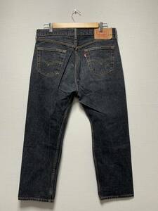 [Levi's] 501 00501-0226 レギュラーブラックジーンズ デニムパンツ W36 紙パッチ メキシコ製 リーバイス