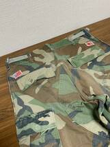 美品[Finders keepers×TCB JEANS] ヴィンテージ再構築 BDU M-51 カモフラカーゴパンツ S 迷彩 FKTCB-BDU 日本製 ファインダーズキーパーズ_画像5