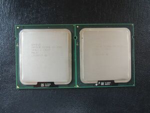 Intel LGA1356 6-Core Xeon E5-2450 SR0LJ 2.10GHz/20M/8.0GT/s MALAY 2個セット Dual動作画面有 定形外発送￥240可